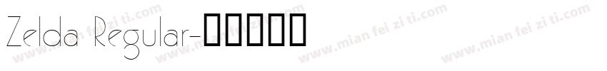 Zelda Regular字体转换
